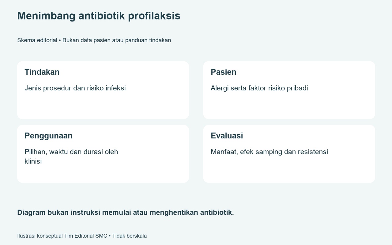 Antibiotik profilaksis sebelum tindakan — bagaimana menimbang kebutuhan