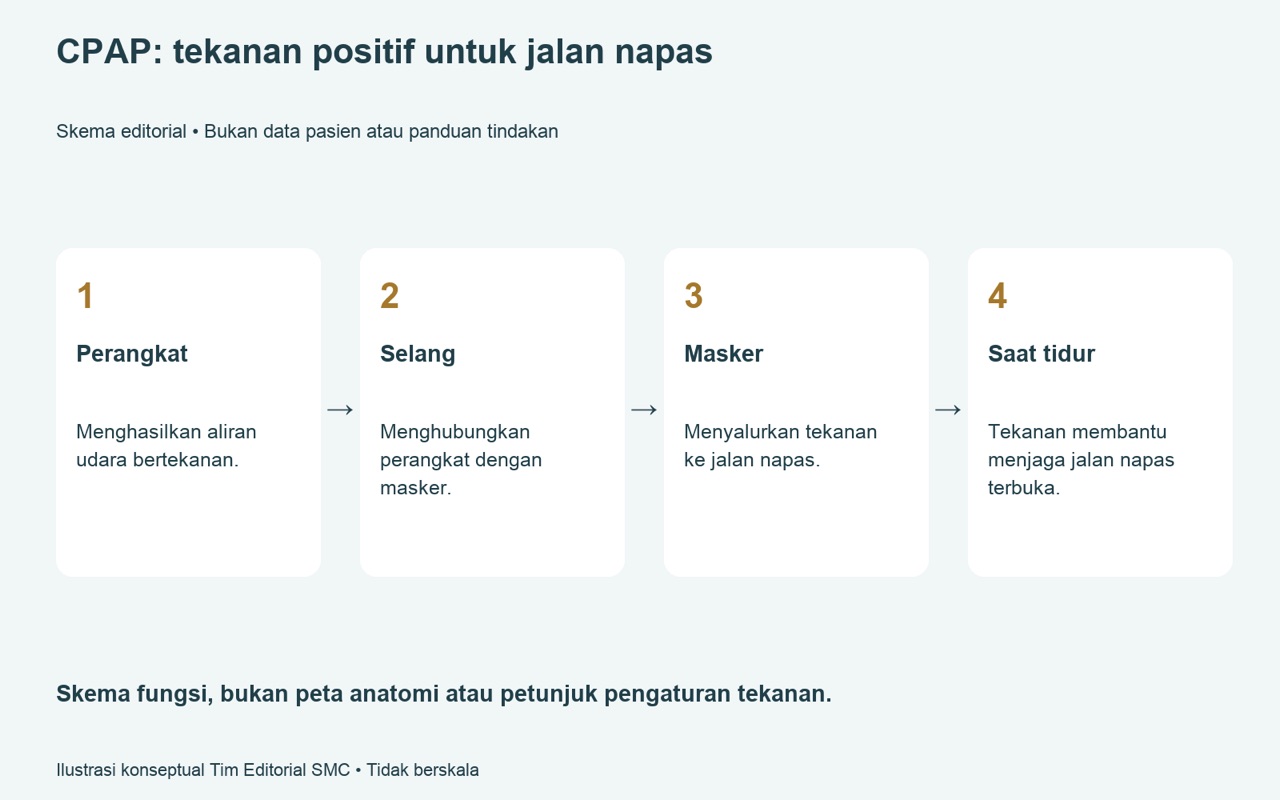 Bagaimana CPAP Membantu Pernapasan Saat Tidur