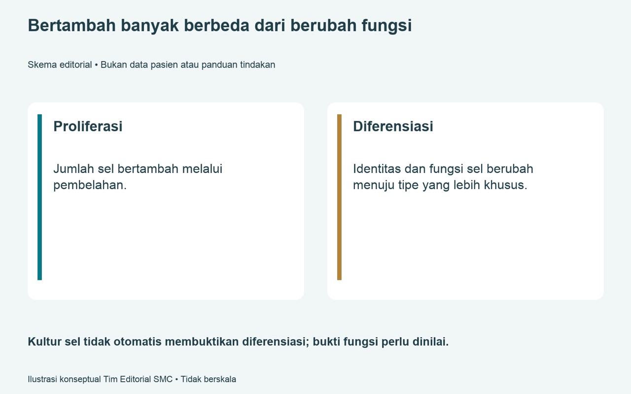 Kapan diferensiasi sel menjadi bagian penting penelitian