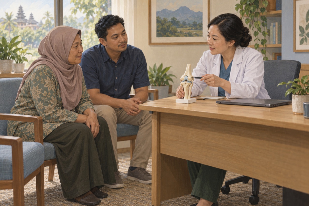 Kapan pilihan suntikan perlu dibandingkan dengan evaluasi operasi lutut