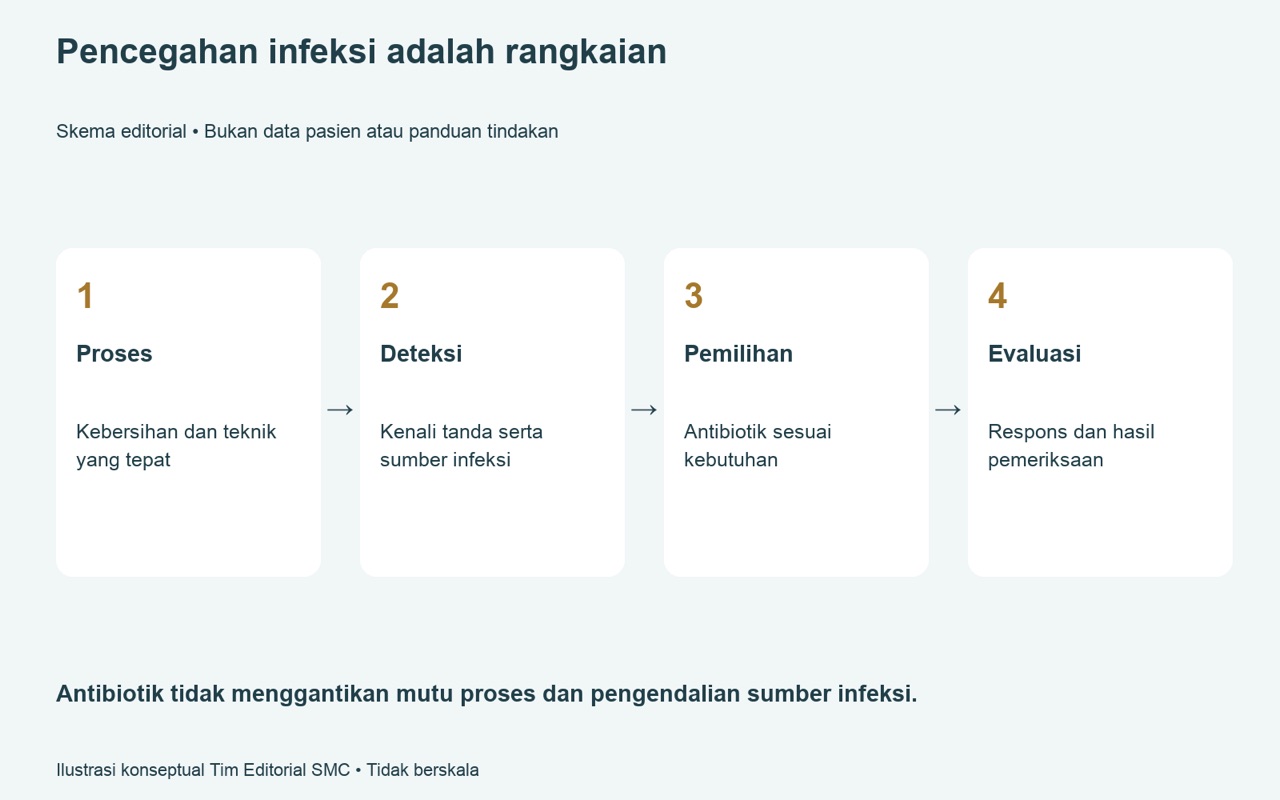 Resistensi antibiotik — mengapa pencegahan infeksi tidak cukup mengandalkan obat