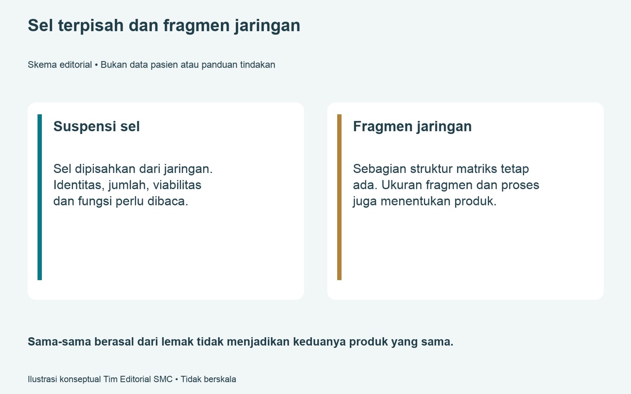 SVF dan microfragmented fat — sama-sama dari lemak tetapi apakah sama