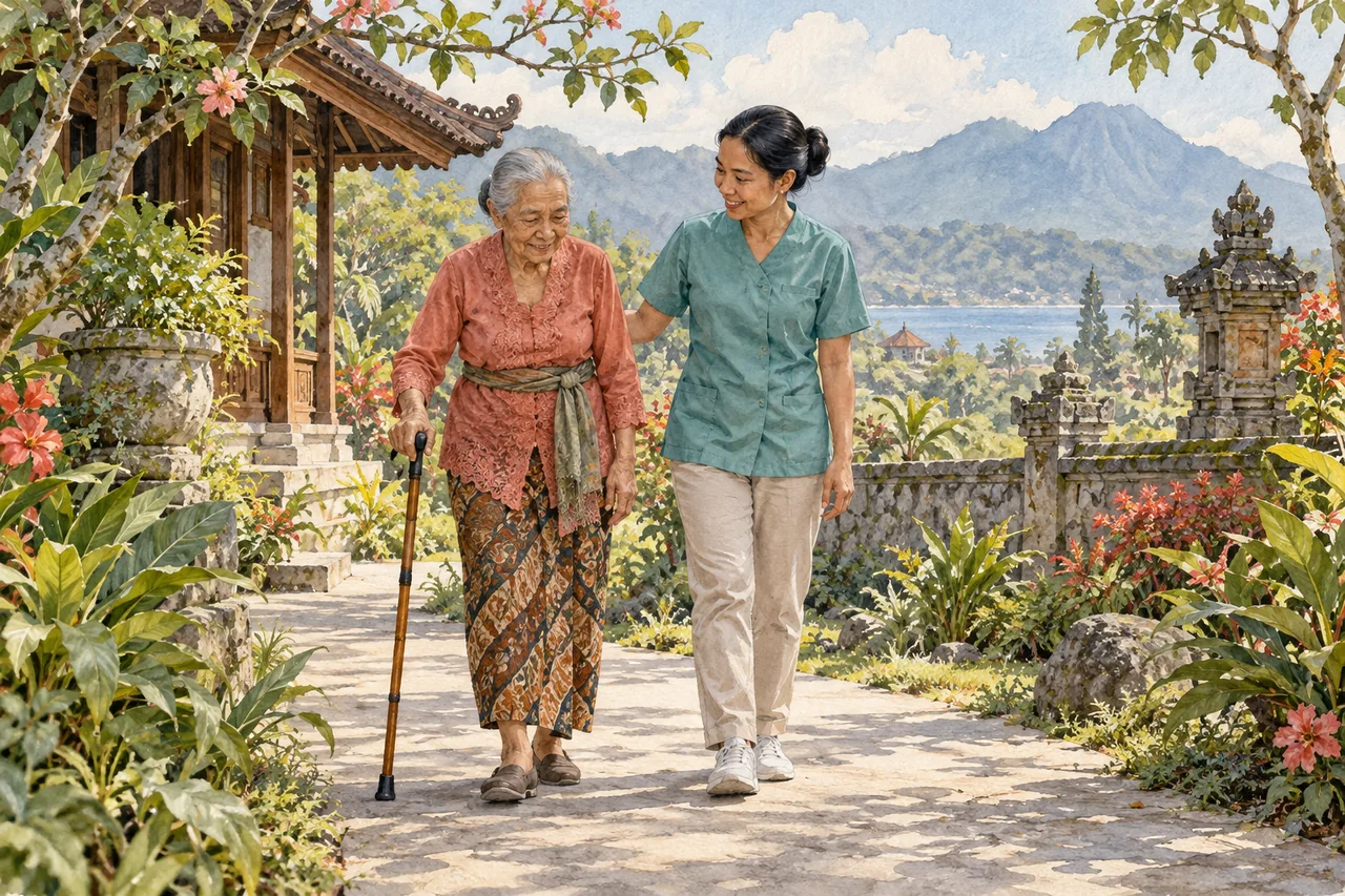 Aktivitas fisik disesuaikan dengan kemampuan dan pendampingan.