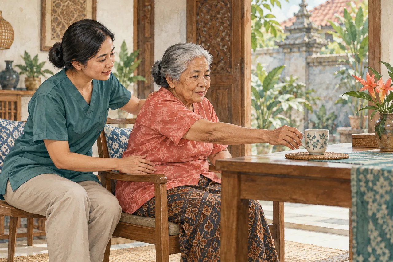 Latihan gerak dengan tujuan kegiatan sehari-hari.