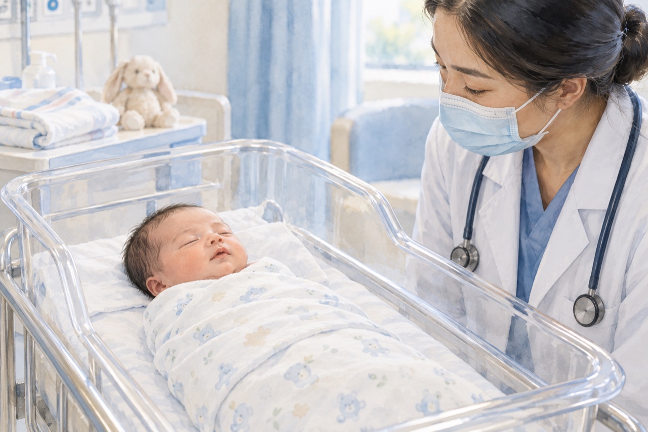 Stroke perinatal diteliti pada populasi bayi yang sangat khusus. Adegan ilustratif ini bukan foto peserta PASSIoN atau gambaran pemberian intervensi.
