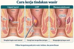 Ilustrasi layanan Laser wasir LHP