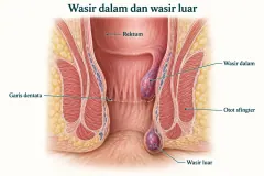 Ilustrasi layanan Kontrol pascatindakan wasir