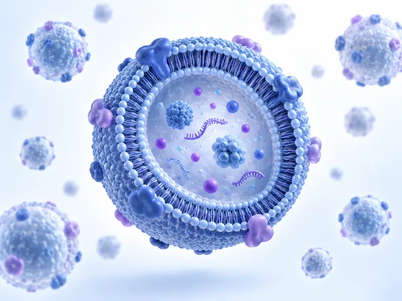 Ilustrasi edukasi konsultasi biologis lanjutan untuk exosome