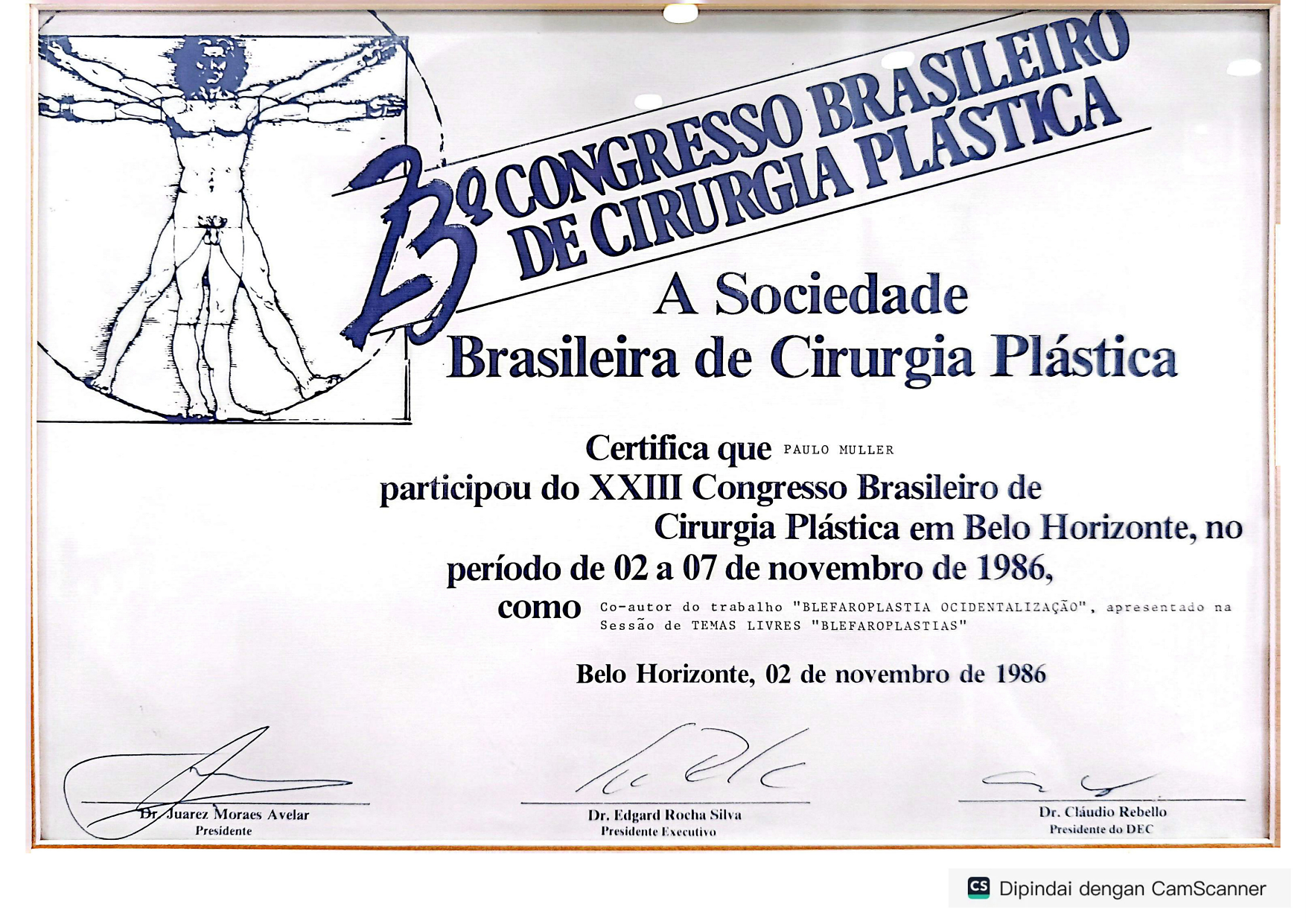 Brazilian Congress of Plastic Surgery — dr. Tresiaty Pohe, Sp.BP